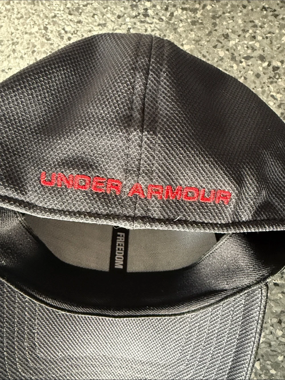 Under Armour Black Cap with Stars & Stripes Logo
